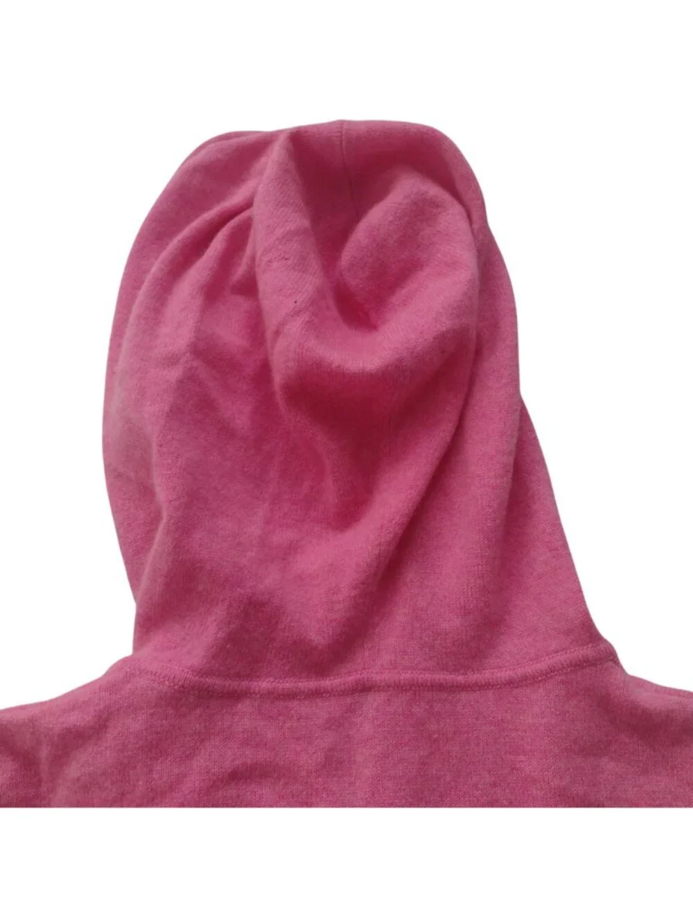 Margaret OLeary Pink Cashmere Hooded Sweate S Soft Lightweight Zip Front Barbie - Picture 9 of 12